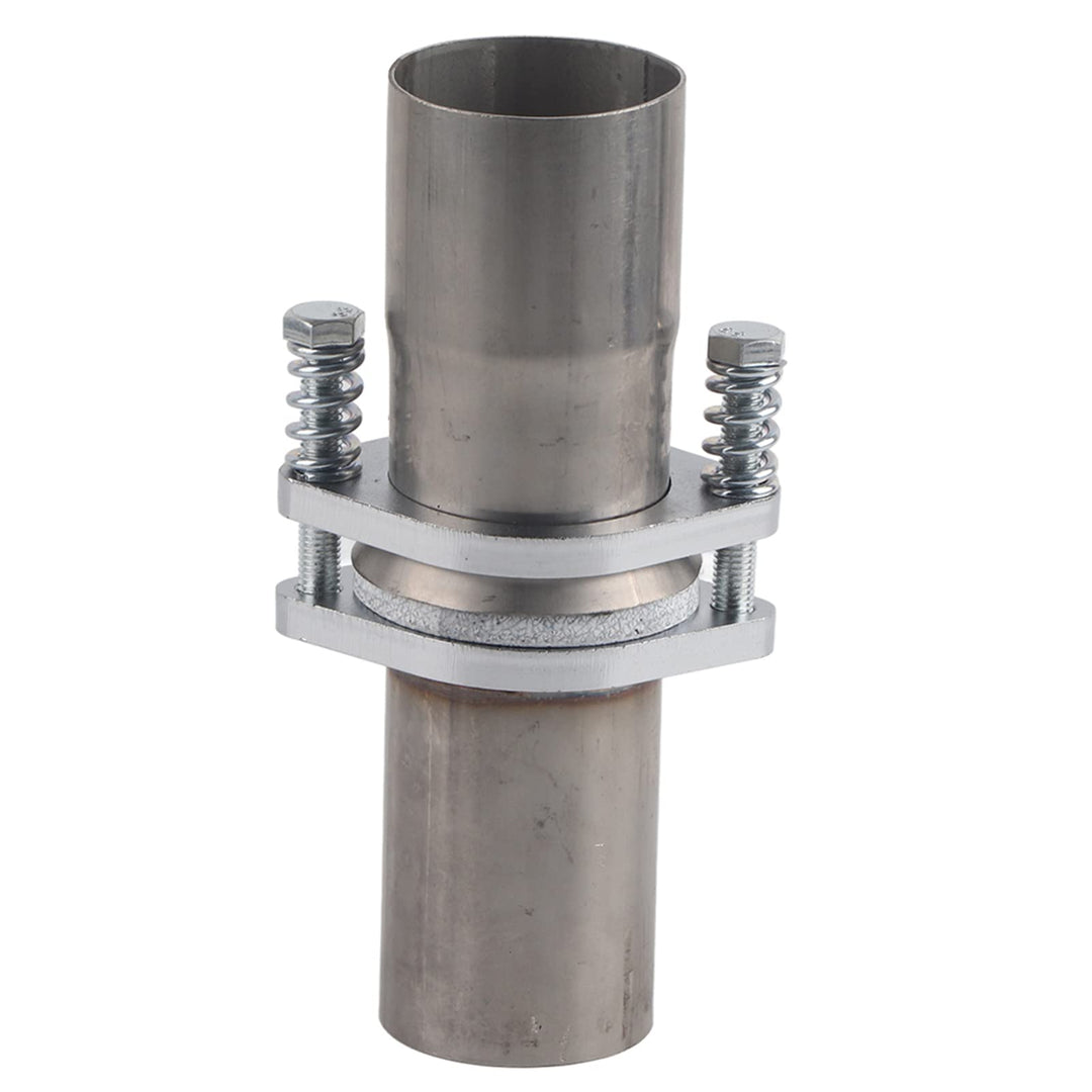 Flansch Auspuff, Universal 2.5in Stahl Quick Fix Auspuff Federbolzen Flansch Reparaturrohr Kit