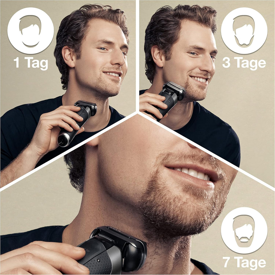 Braun Series 9 Pro Premium Rasierer Herren Elektrisch mit 4+1 Scherkopf, Elektrorasierer und Trimmer