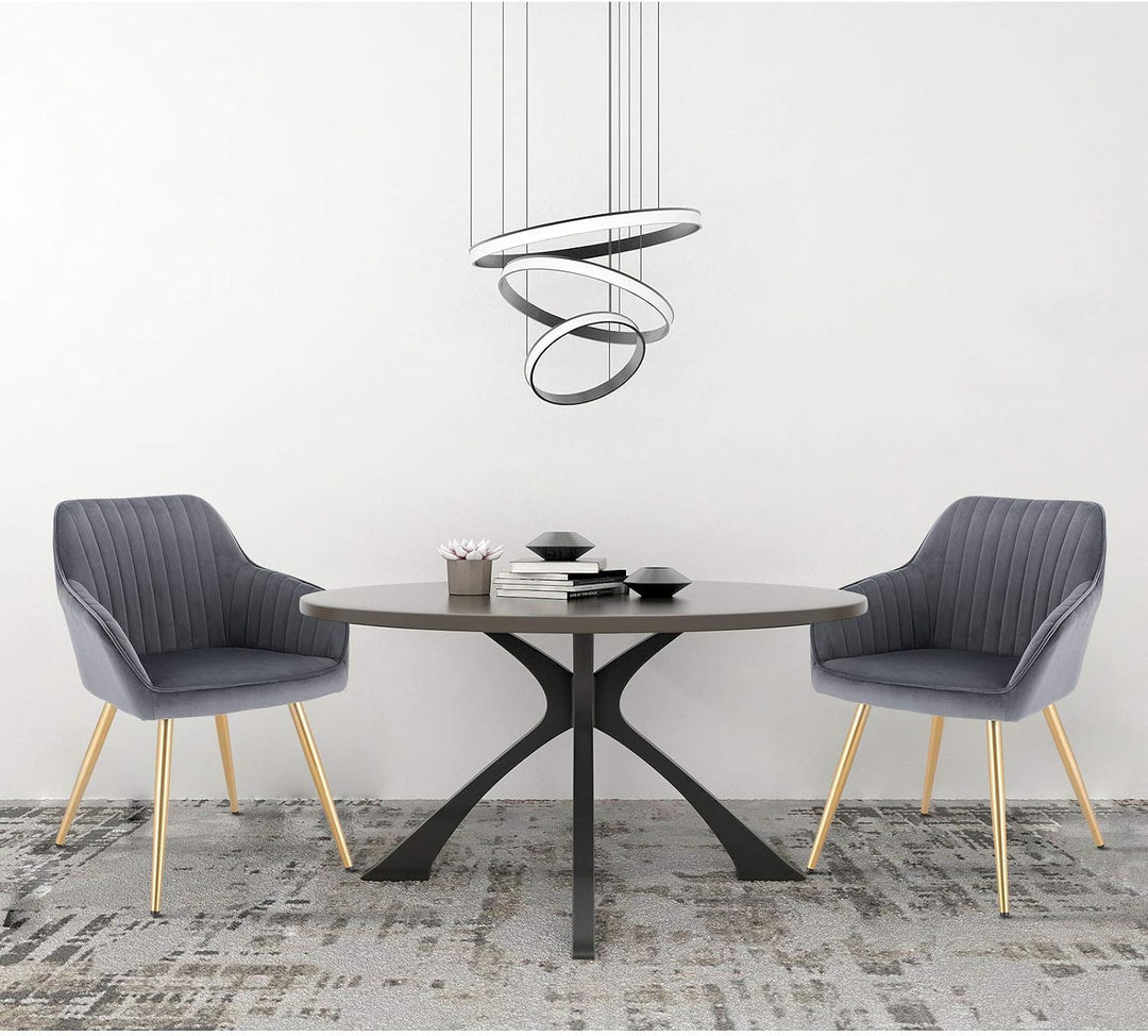 Lestarain Esszimmerstühle 4er Set, für Esszimmer Wohnzimmer Küche, Küchenstühle gepolstert mit Armle