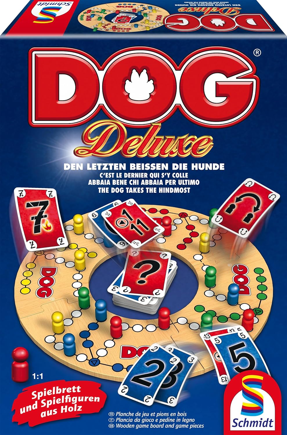 Schmidt Spiele 49274 Dog Deluxe, Familienspiel Single