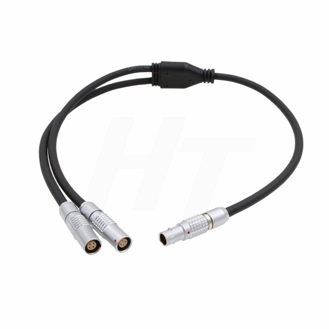 HTcable CForce Motor Lbus 4-Pin Stecker auf Dual 4-Pin Buchse Breakout Kabel für ARRI Alexa Mini Cmo