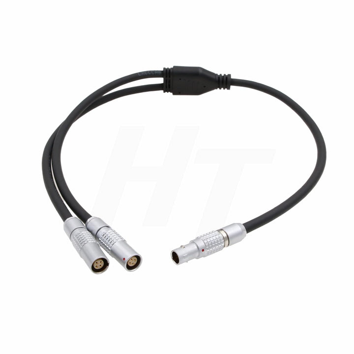 HTcable CForce Motor Lbus 4-Pin Stecker auf Dual 4-Pin Buchse Breakout Kabel für ARRI Alexa Mini Cmo