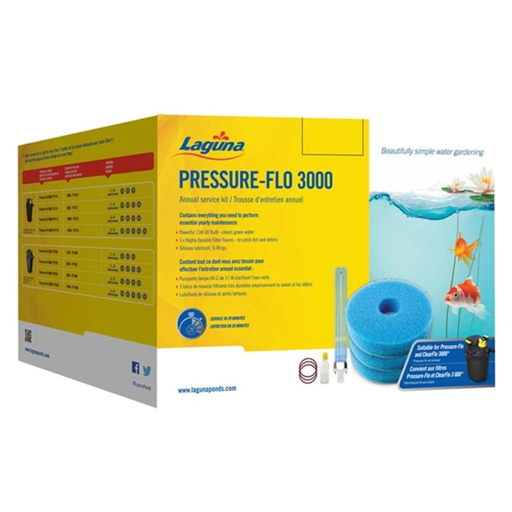 Laguna Service-Kit für den Laguna Pressure-Flo 3000 bestehend aus: UV-Lampe, Silikonfett, Filterschw