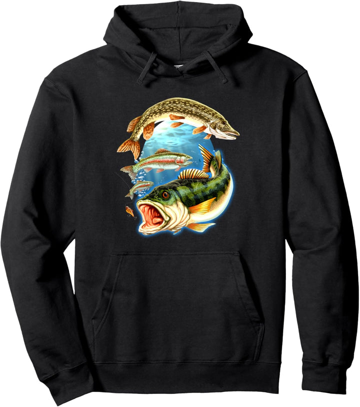 Das Geschenk für Angler - Guter Fang 3 Fische - Angel Pullover Hoodie