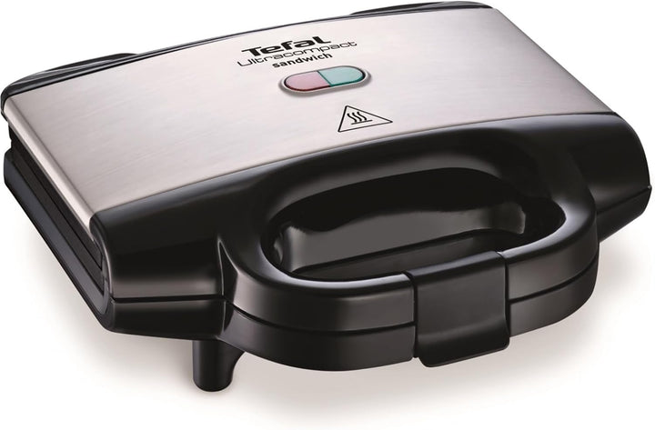 Tefal Ultracompact Sandwichmaker SM1552 | für dreieckige Sandwichtoasts | antihaftbeschichtete Platt