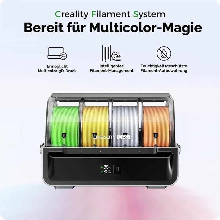 Creality CFS - Creality Filament System, Multicolor 3D Drucker Filamentsystem, unterstützt 4 paralle