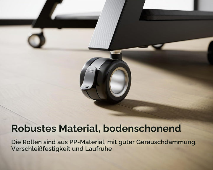 FITUEYES Design TV Ständer Rollbar für 55-88 Zoll Fernseher Mobiler TV Stand höhenverstellbar schwen