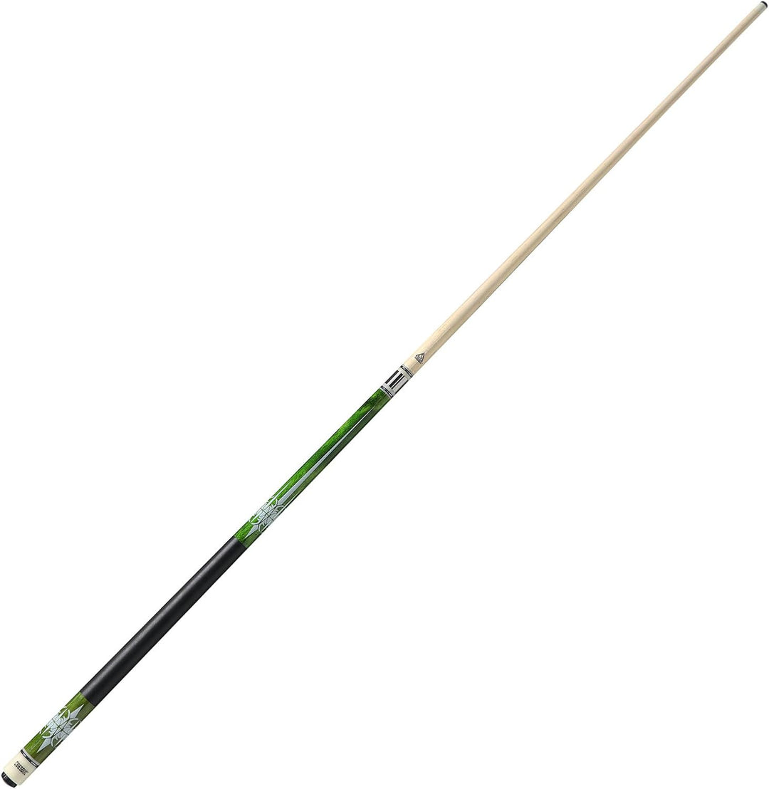 CUESOUL 58 Zoll Pool-Queue,21oz,13 mm Spitze, Billard-Queue mit Irish Wrap, verpackt in blau/brauner