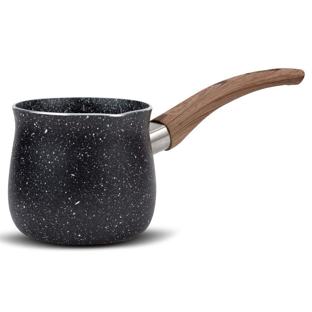 NAVA Schmelztiegel | 700 ML | Türkische Kaffeekanne mit Keramikbeschichtung | Für die Zubereitung vo