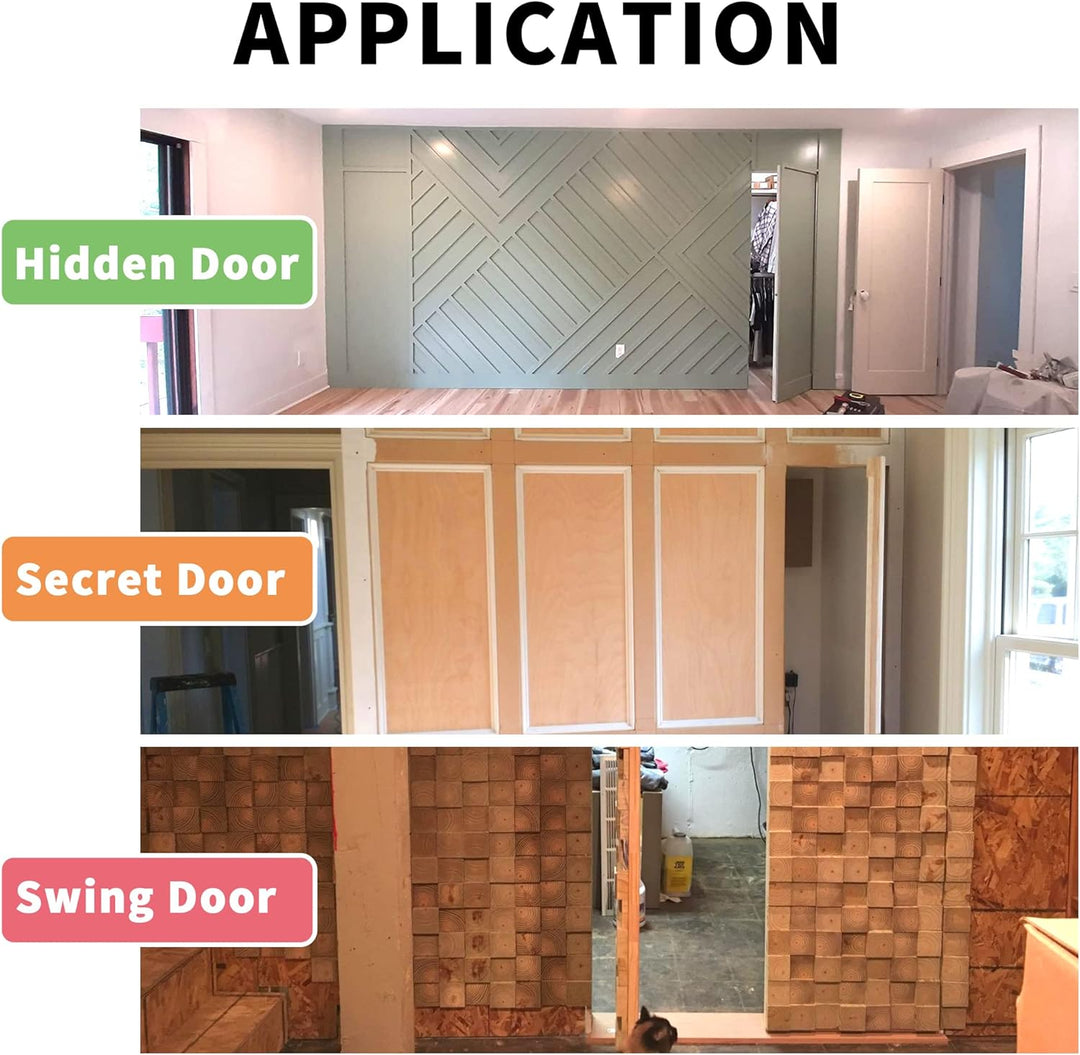 TamBee Türscharniere Schwerlastscharniere für Holztüren 360 Grad Drehung Schwerlast unsichtbar Schar