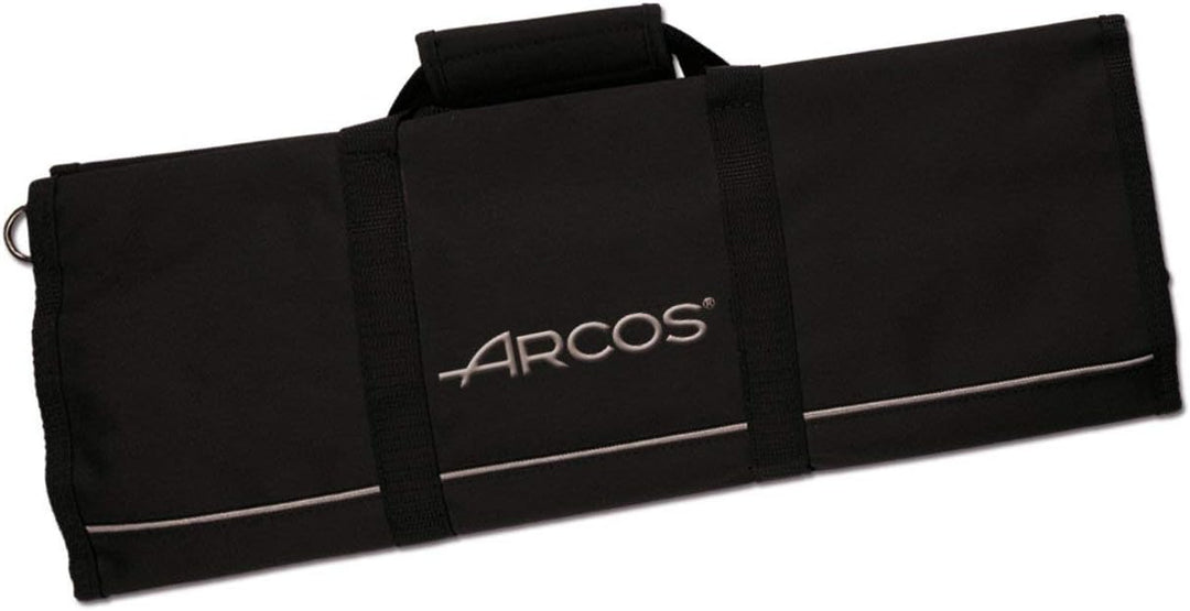Arcos Messer Roll Bag - Messer Rolltasche zu 12 Stück - 100% Polyester 730 x 510 mm - Farbe Schwarz