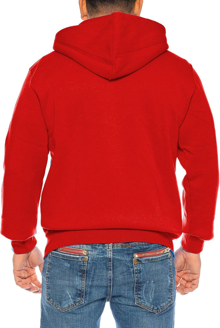 Raff & Taff Herren Zipper Hoodies Kapuzenjacke Sweatjacke Übergangsjacke Jacke Basic Schlicht bis 8X