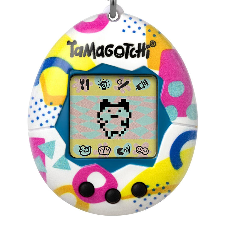 Bandai - Tamagotchi - Original Tamagotchi - Memphis Style - Elektronisches virtuelles Tier mit Farbd