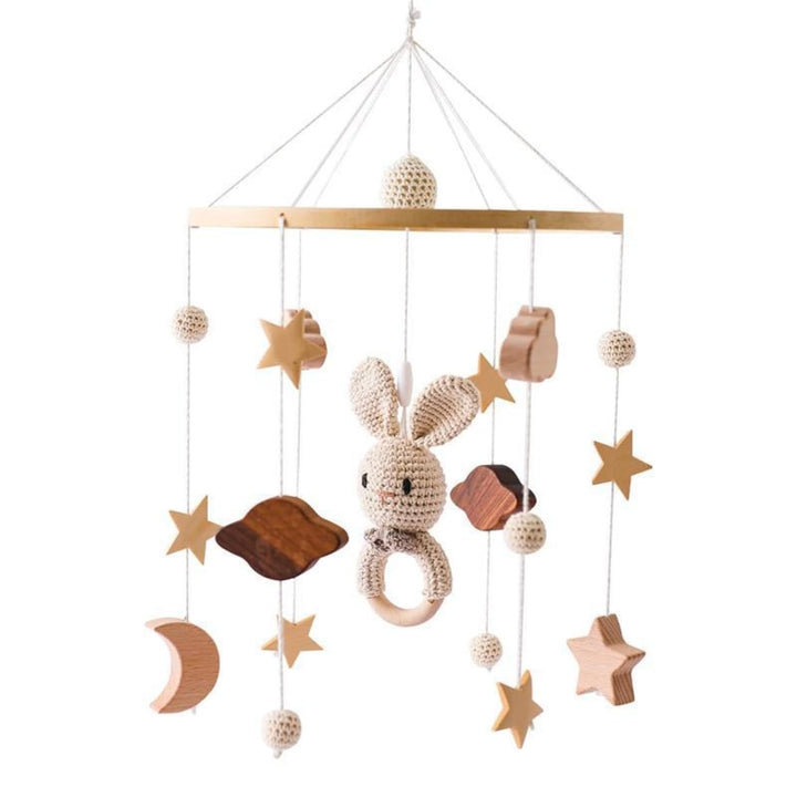 Mobile Baby Windspiele, Windspiel Rassel Babybett Mobile, Mobile Halterung Bettglocke Anhänger Babyb
