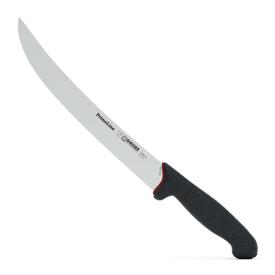 GIESSER seit 1776 - Made in Germany - Hautmesser rutschfest PrimeLine, Klinge 25 cm, schwarz, scharf