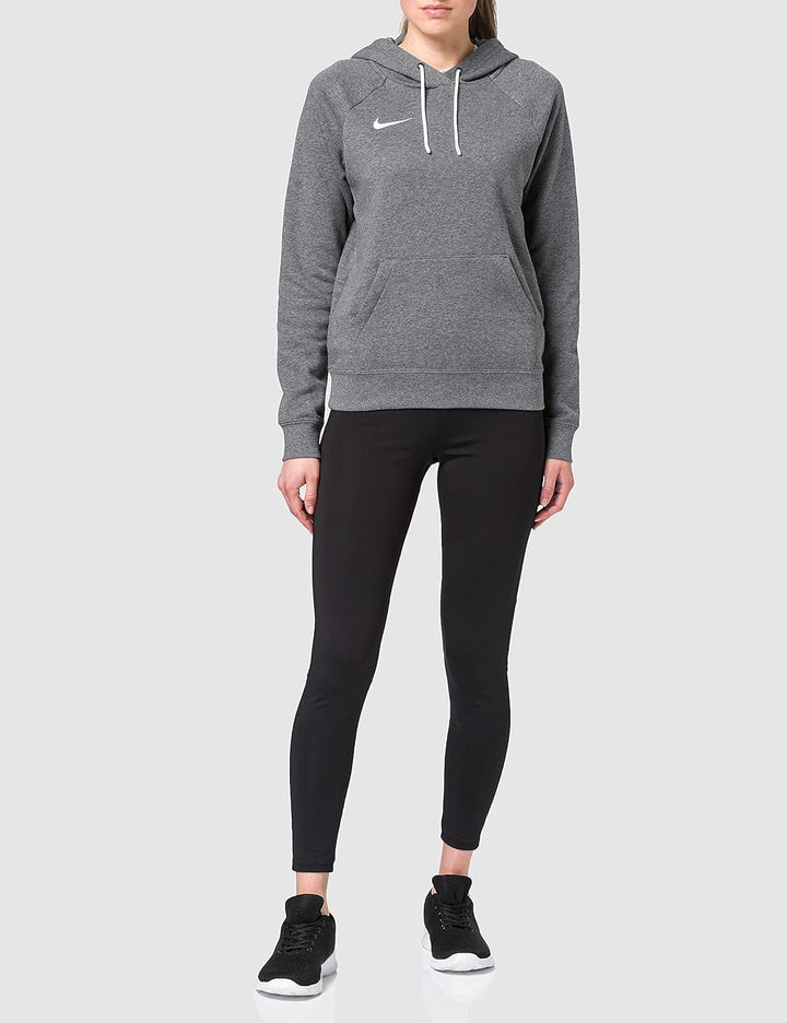Nike Damen Team Club 20 Hoodie Women Kapuzenpullover (1er Pack) M Kohle Heathr / Weiss / Weiss, M Ko