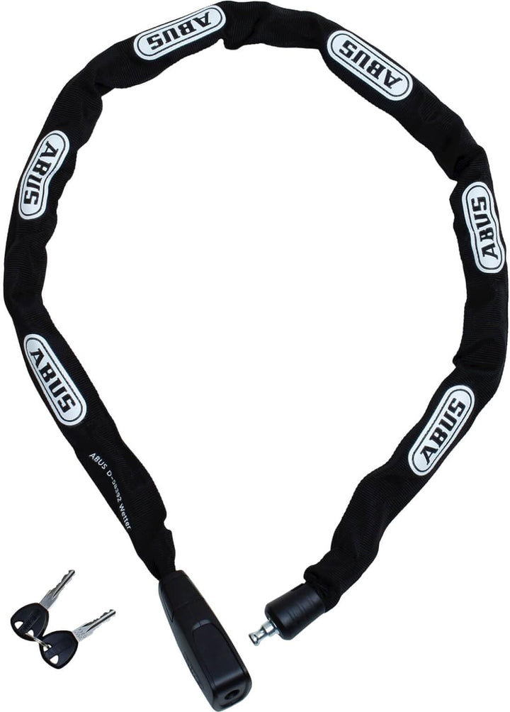 ABUS Unisex – Erwachsene 6800/85 BK 2.0 Kettenschlösser 110 cm Schwarz, 110 cm Schwarz