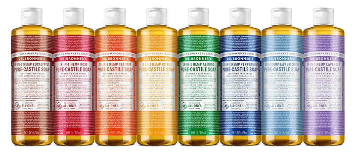 DR Bronners Liquid soap roos