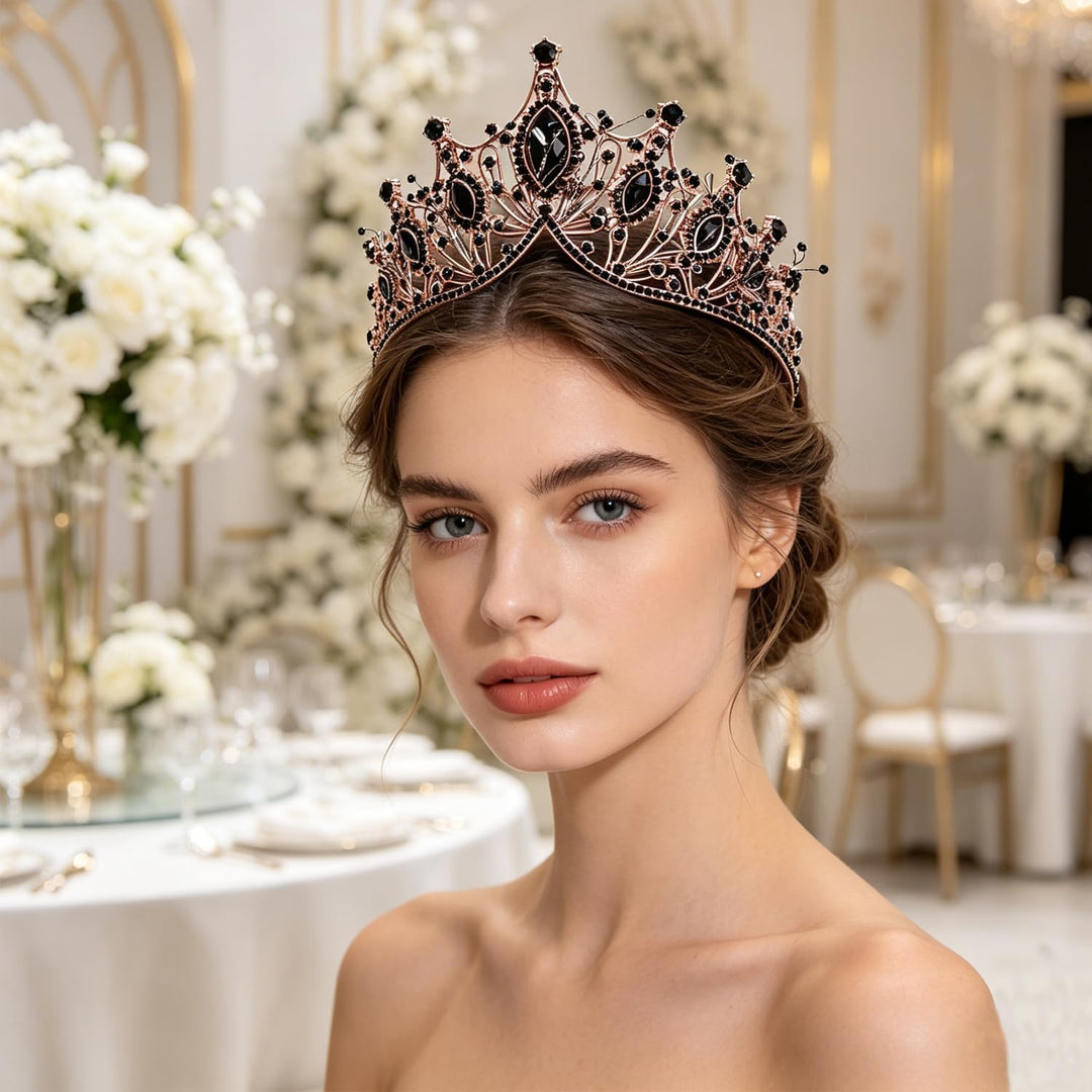 Tiara Kristallkrone für Bridal, Prinzessin Diadem Hochzeit Tiara Crown für Hochzeit Abschlussbälle P