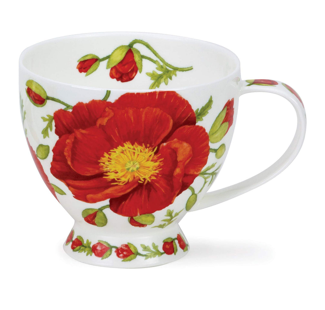 Dunoon Tasse aus feinem Knochenporzellan, (Papaver), Papaver