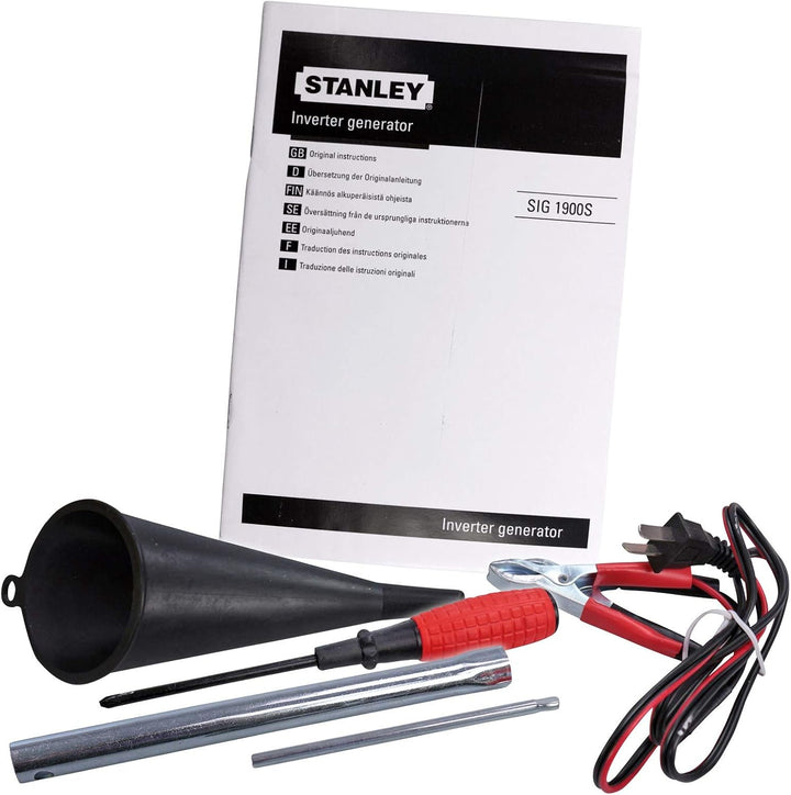 Stanley SIG 1900S INVERTER GENERATOR NOTSTROMGENERATOR AGGREGAT STROMERZEUGER, Multicolor