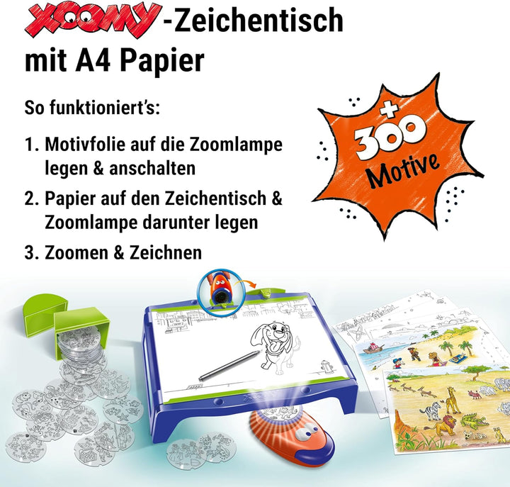 Ravensburger Xoomy Maxi A4 18135 - Zeichnen Lernen, Kreatives Zeichnen und Malen für Kinder ab 6 Jah
