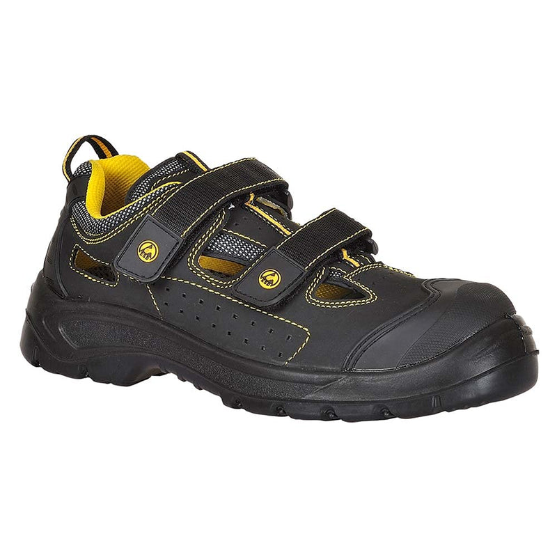 Portwest FC04 – Vale Do Sandale S1P 36/3, Size: 43, Schwarz , 1 Size: 43 Schwarz, Size: 43 Schwarz