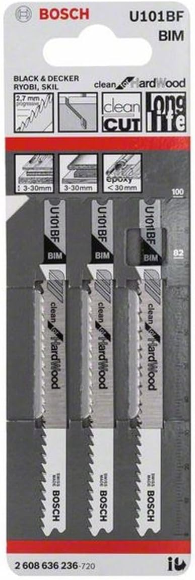 Bosch Zubehör 2608636236 Stichsägeblatt U 101 BF