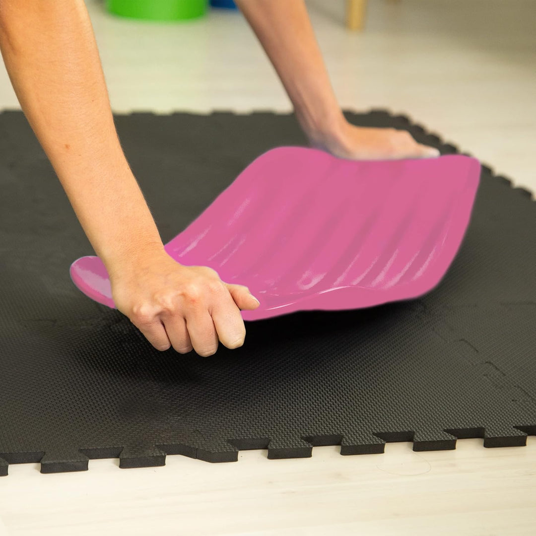 Relaxdays Twist Board, handliches Balance Board für Ganzkörpertraining, belastbares XL Workout Board
