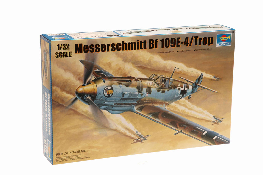 Trumpeter 02290 Modellbausatz Messerschmitt Bf 109E-4/Trop