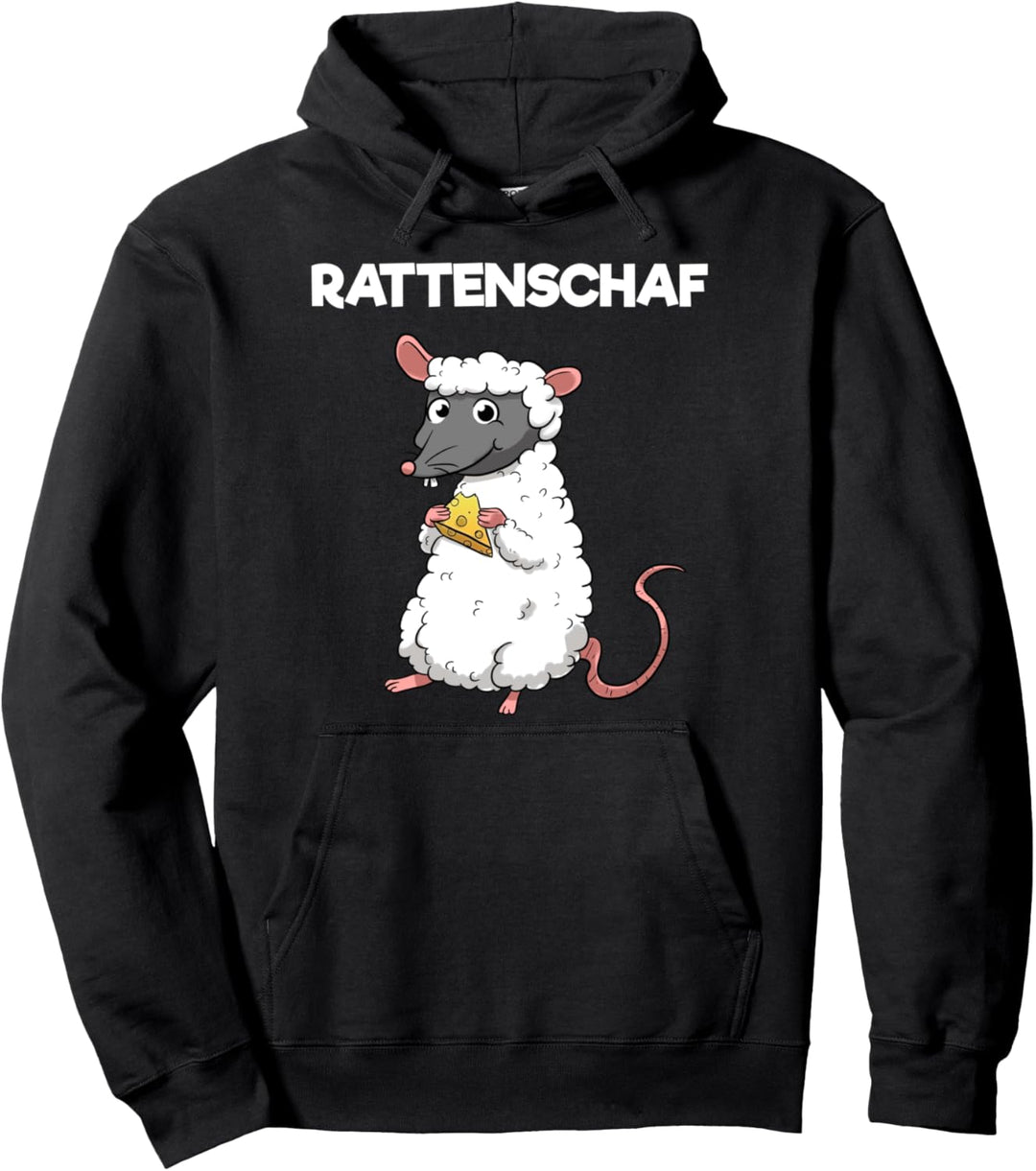 Rattenschaf Schaf Ratte Schafmotiv Schäfer Pullover Hoodie