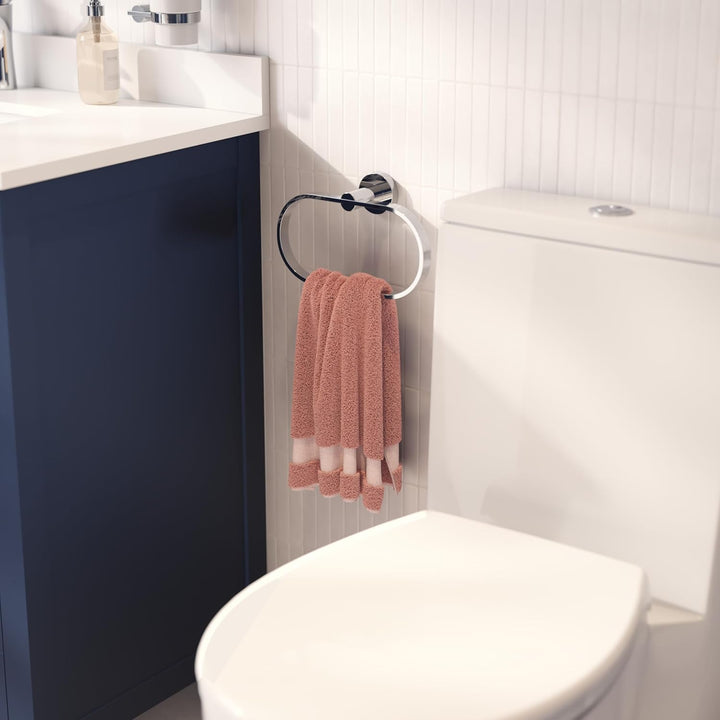 Croydex Flexi-Metra Handtuchring, Chrom, Handtuchring