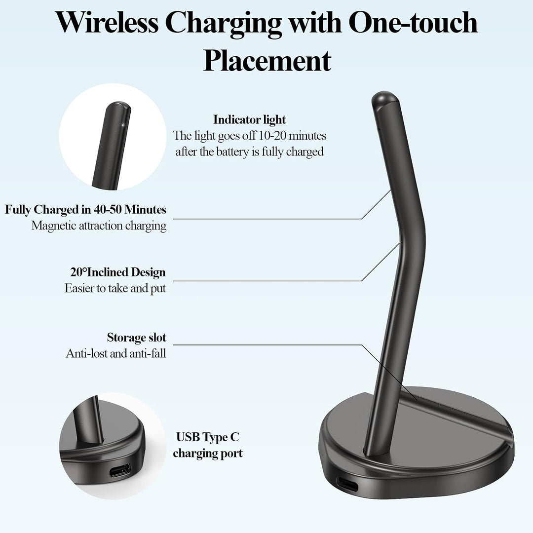 ACANDYA Magnetischer Ladeständer Kompatibel mit Apple Pencil Pro Magnetischer Schnellladeständer Hal