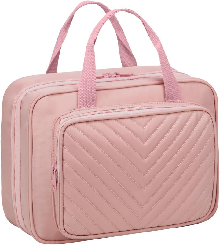 Kulturbeutel Damen, Kasgo Wasserabweisend Kosmetikbeutel Kulturtaschen Waschtasche Reisekit für Fäch