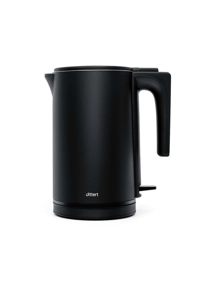 Wasserkocher 1,5L – 2200W, Doppelwand-Edelstahl, 360° Basis, Sicherheitsabschaltung, Einhanddeckel,