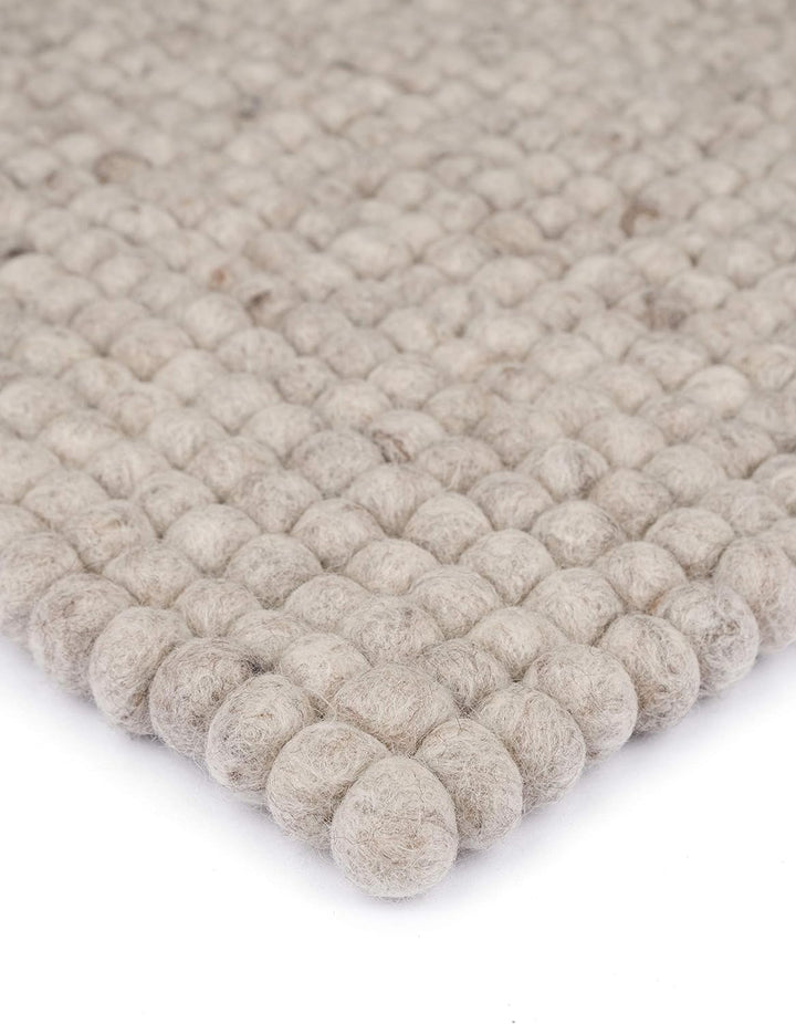 myfelt Filzkugel Sitzauflage Stuhlauflage - Béla - 36x36 cm, beige, Beige