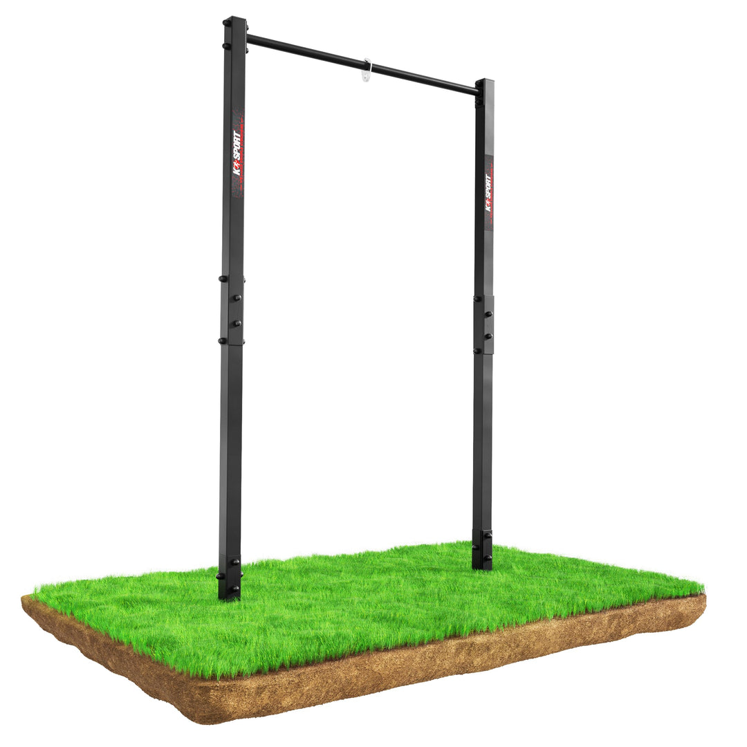 K-Sport: Stationäre Outdoor-Klimmzugstange bis 150kg belastbar I Wetterfeste Kraftstation mit Pull-U