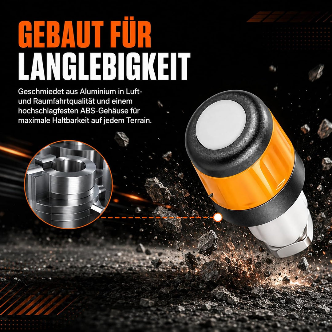 LED Blinker E Scooter Nachrüsten Set, Wiederaufladbare Fahrrad Blinker für E Scooter, Wasserdichtes
