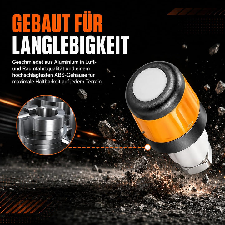 LED Blinker E Scooter Nachrüsten Set, Wiederaufladbare Fahrrad Blinker für E Scooter, Wasserdichtes