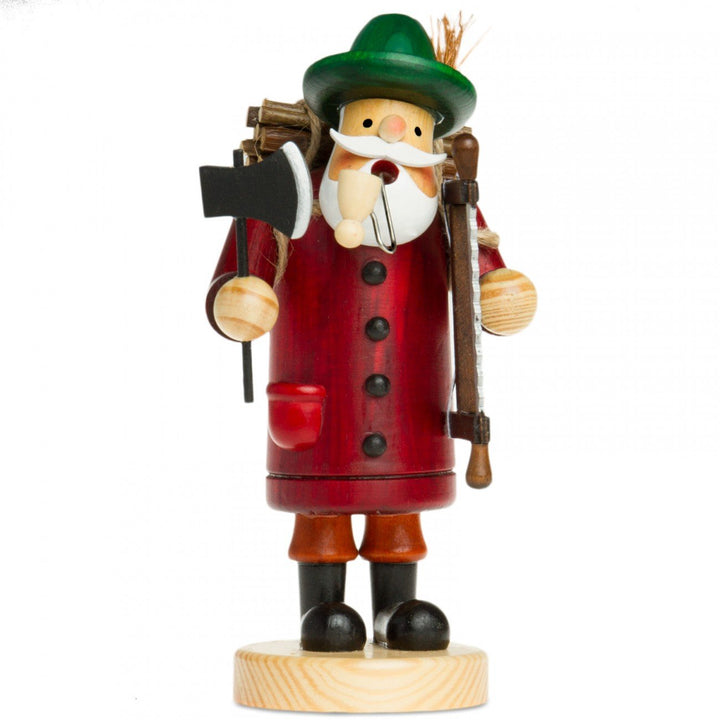 Sikora RM-A Räuchermännchen aus Holz 3 Grössen Verschiedene Motive, Farbe/Modell:A03 rot - Holzfälle