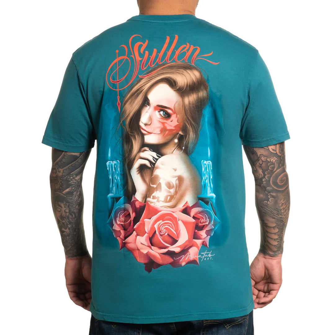 Sullen Men's Eve Premium Storm Blue Short Sleeve T Shirt 2XL