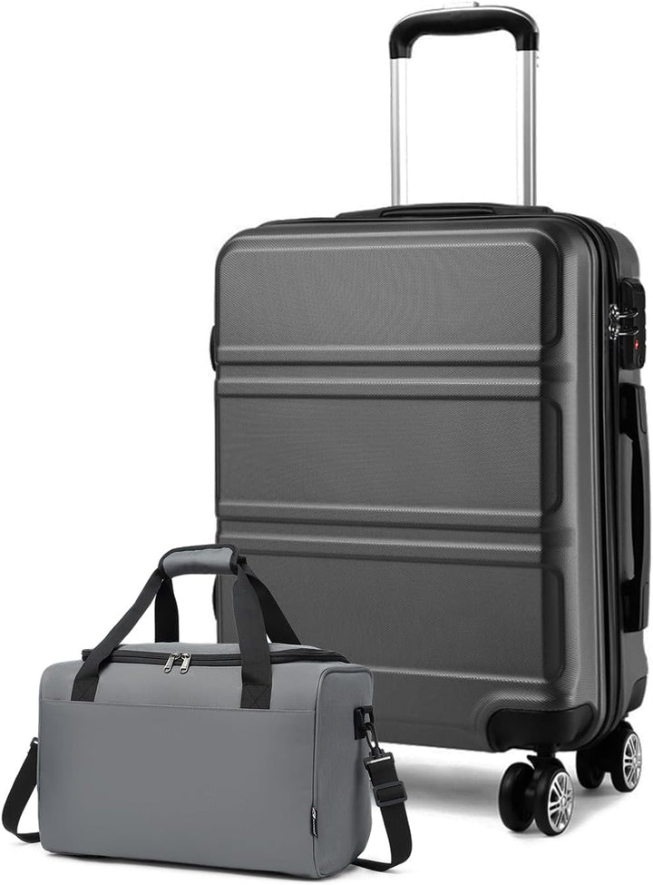 KONO Handgepäck Gepäcksets 2 Teilig Kofferset, 55cm Kleiner Koffer Handgepäck Set mit Ryanair Reiset