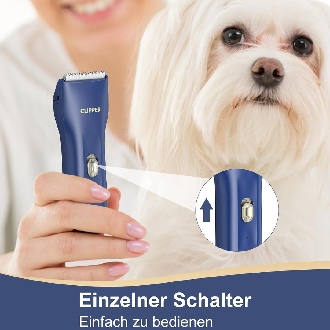 Professionelle Hundeschermaschine für dickes Fell, Schnurlos Katzen-Hund-Pflegeset, Wiederaufladbare