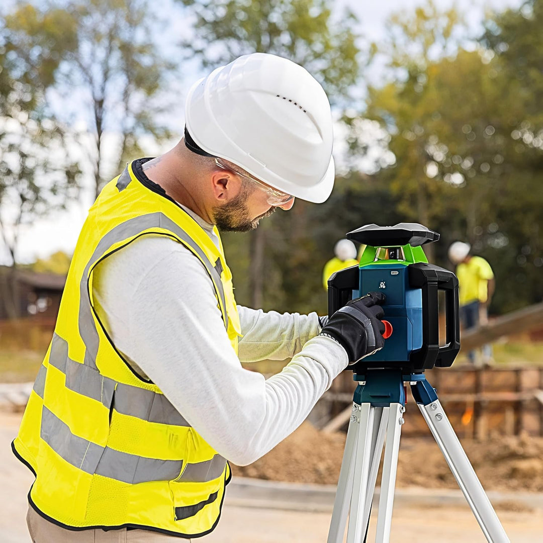 Bosch PRO 18V System Rotationslaser GRL18V-4-34CVG (grüner Laser, Neigungseinstellung ±15%, IP66-Sch