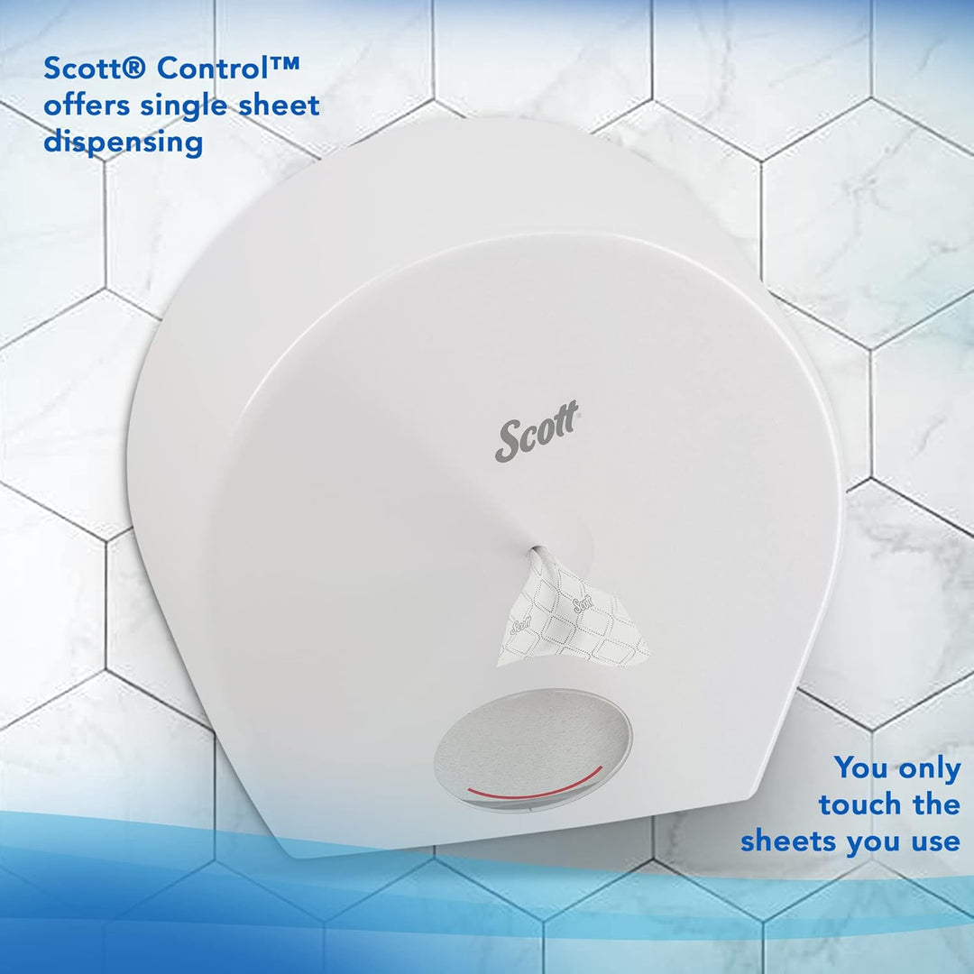Scott Control Einzelblatt-Toilettenpapier mit Zentralentnahme 8569 – 2-lagiges Toilettenpapier – 6 P