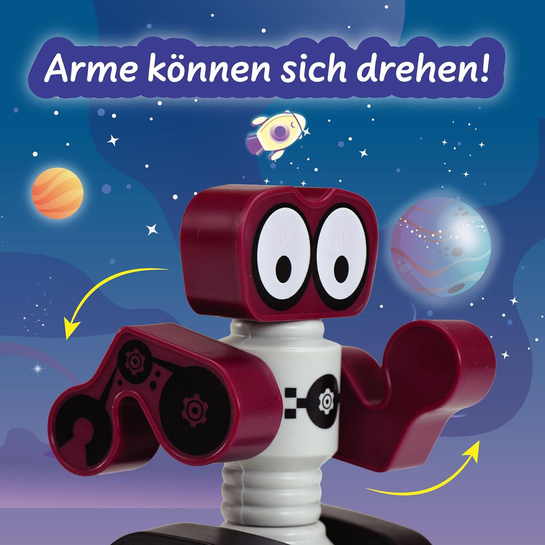 Science4you DIY Magnetische Roboter für Kinder – Magnetbaustein-Set Perfekt zum Stapeln, Magnetspiel