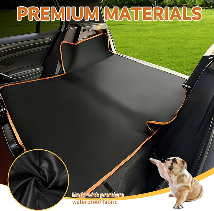Hundebett Kofferraum Auto, Hundematte Auto Rückbank 180x105cm, Wasserdichter Rücksitzschoner Hund mi