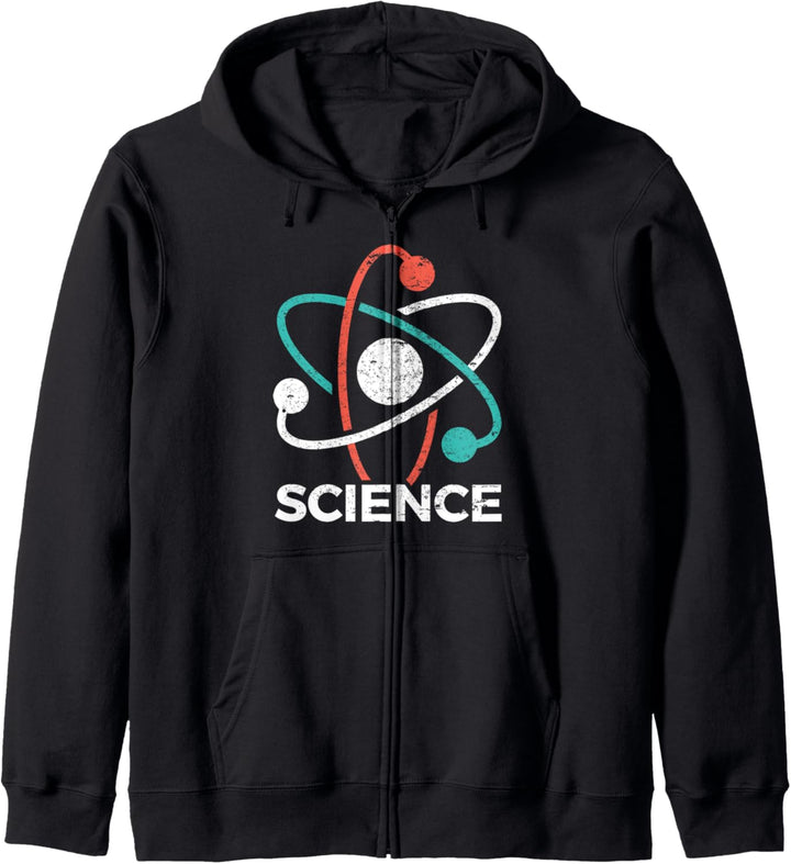 Science Atom Physik Lehrerin Streber Geschenk Wissenschaft Kapuzenjacke