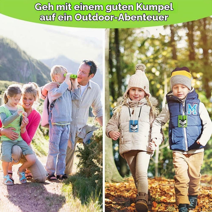 OSDUE Fernglas für Kinder, Fernglas Spielzeug, Starke Vergrösserung 8X21, Stossfestes, Inklusive Lup