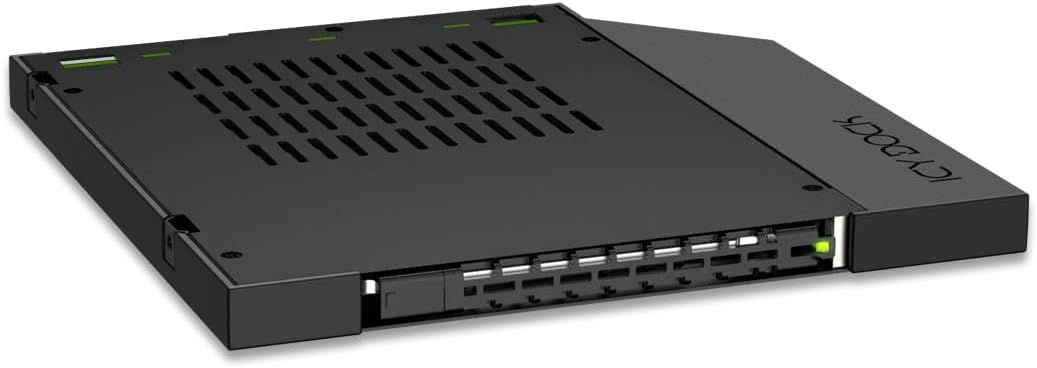 ICY DOCK 1x U.2 / U.3 Pcie 4.0 NVMe SSD to Oculink (SFF-8612) Ultra Slim Wechselrahmen (9.5mm) - Tou